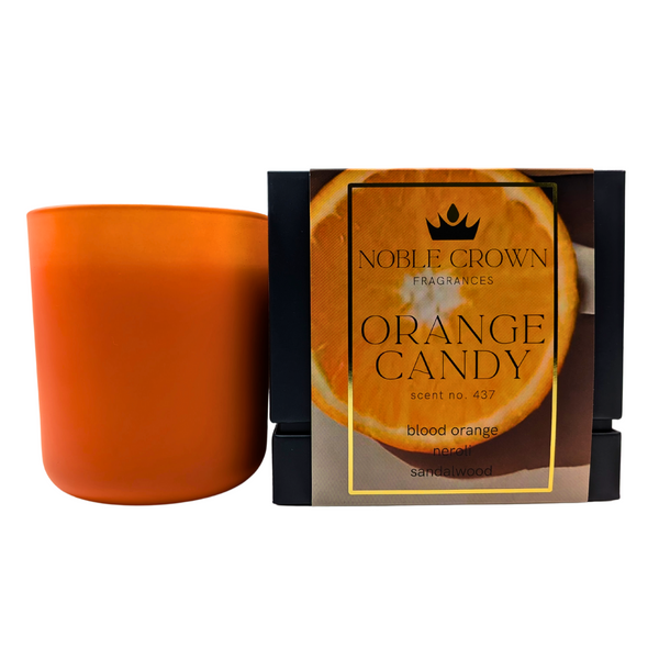 Orange Candy Candle