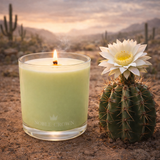 Cactus Flower Candle