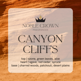Canyon Cliffs Candle