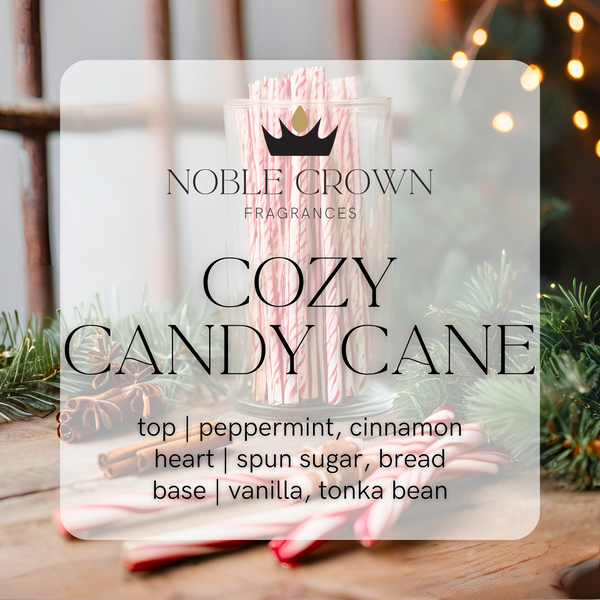 Cozy Candy Cane Candle