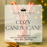 Cozy Candy Cane Candle