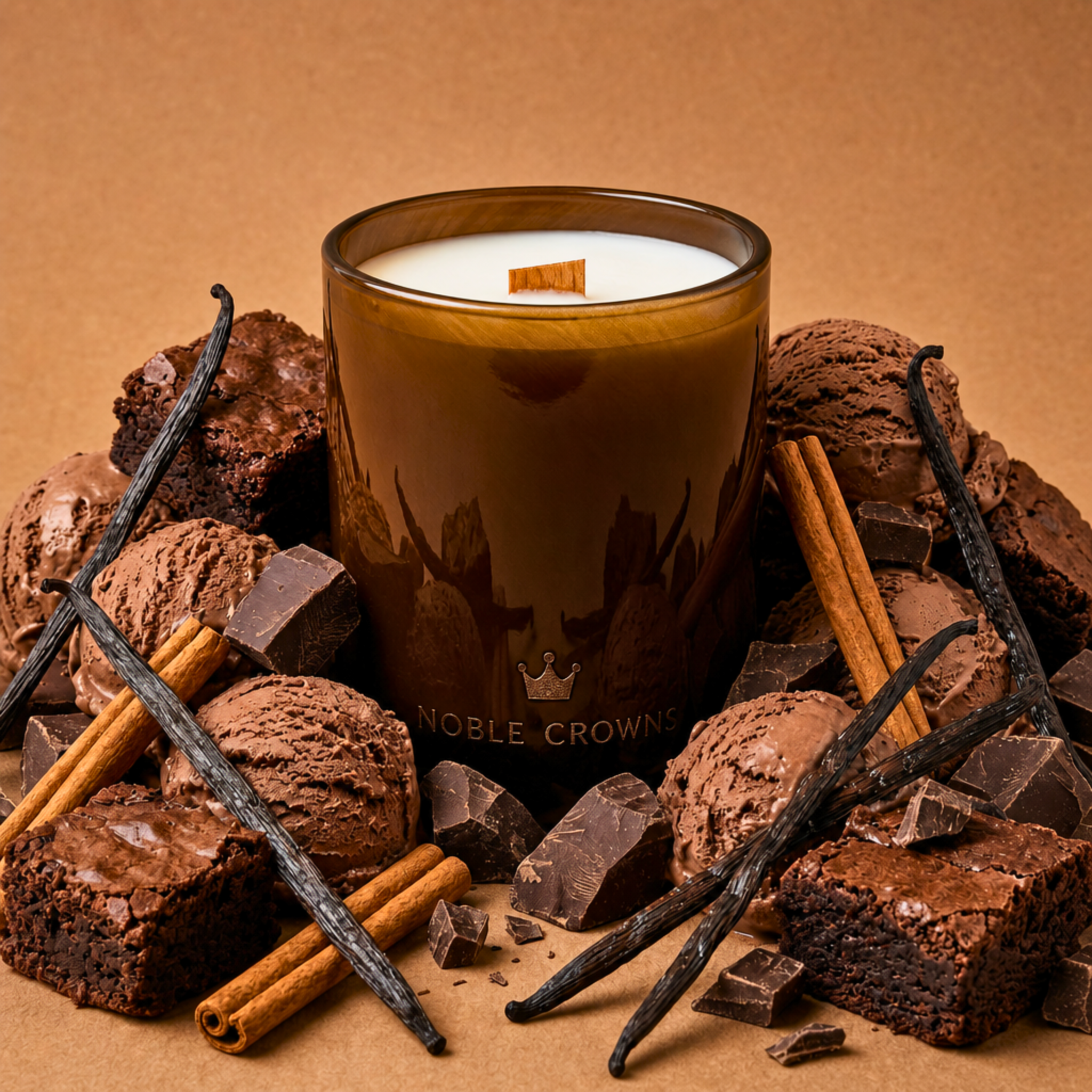 Dark Chocolate Cocoa Candle