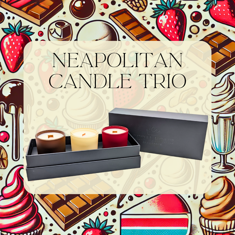 Neapolitan Candle Trio