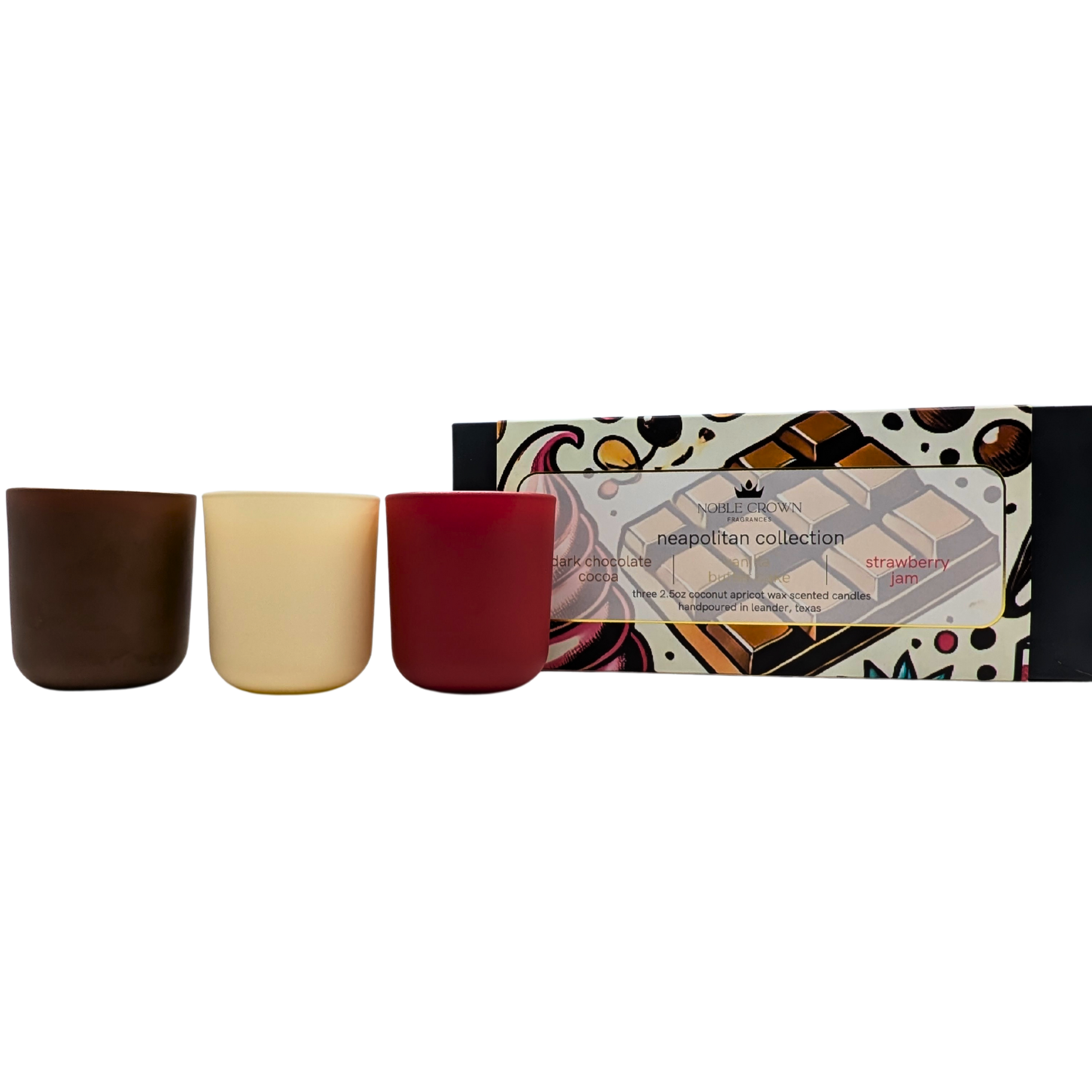Neapolitan Candle Trio
