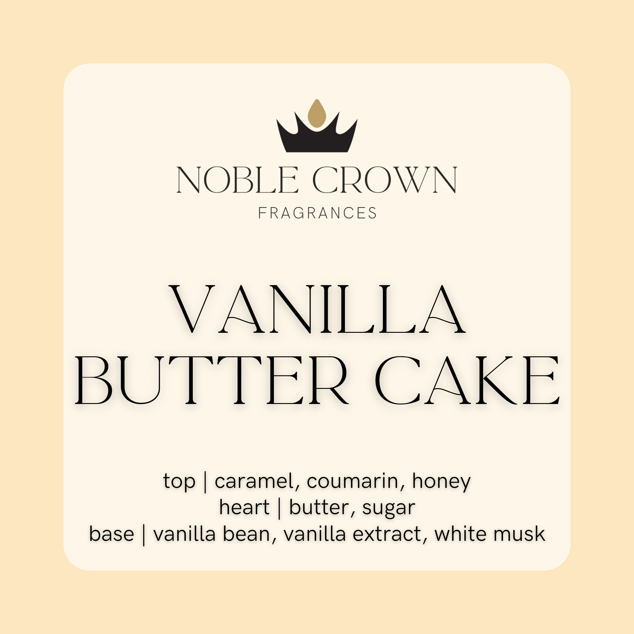 Vanilla Butter Cake Candle